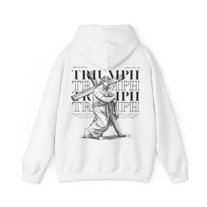 Triumph Jesus WHITE Hoodie V1