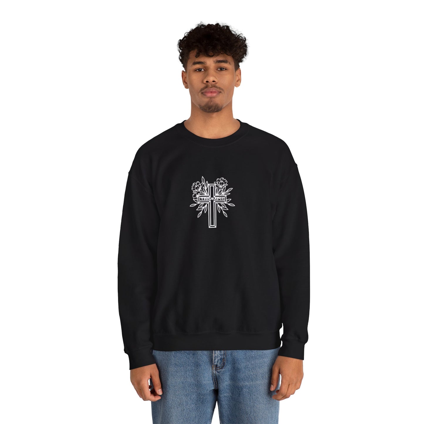 Triumph Jesus Crewneck BLACK Sweatshirt