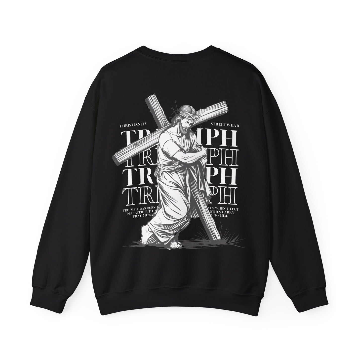 Triumph Jesus Crewneck BLACK Sweatshirt