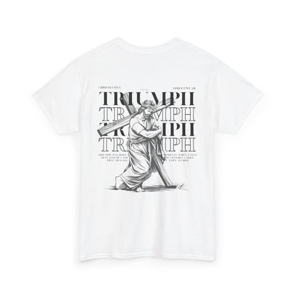 Triumph Cross WHITE Graphic Tee