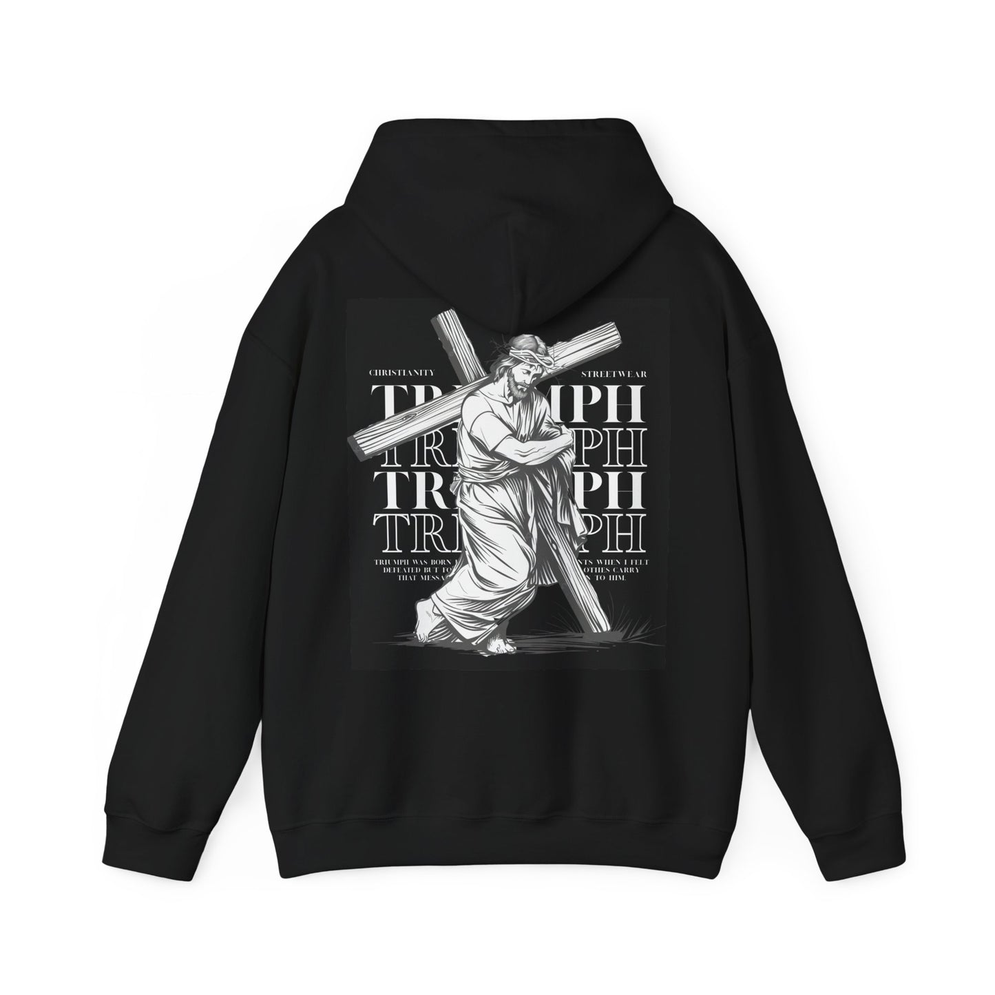 Triumph Jesus BLACK Hoodie V1