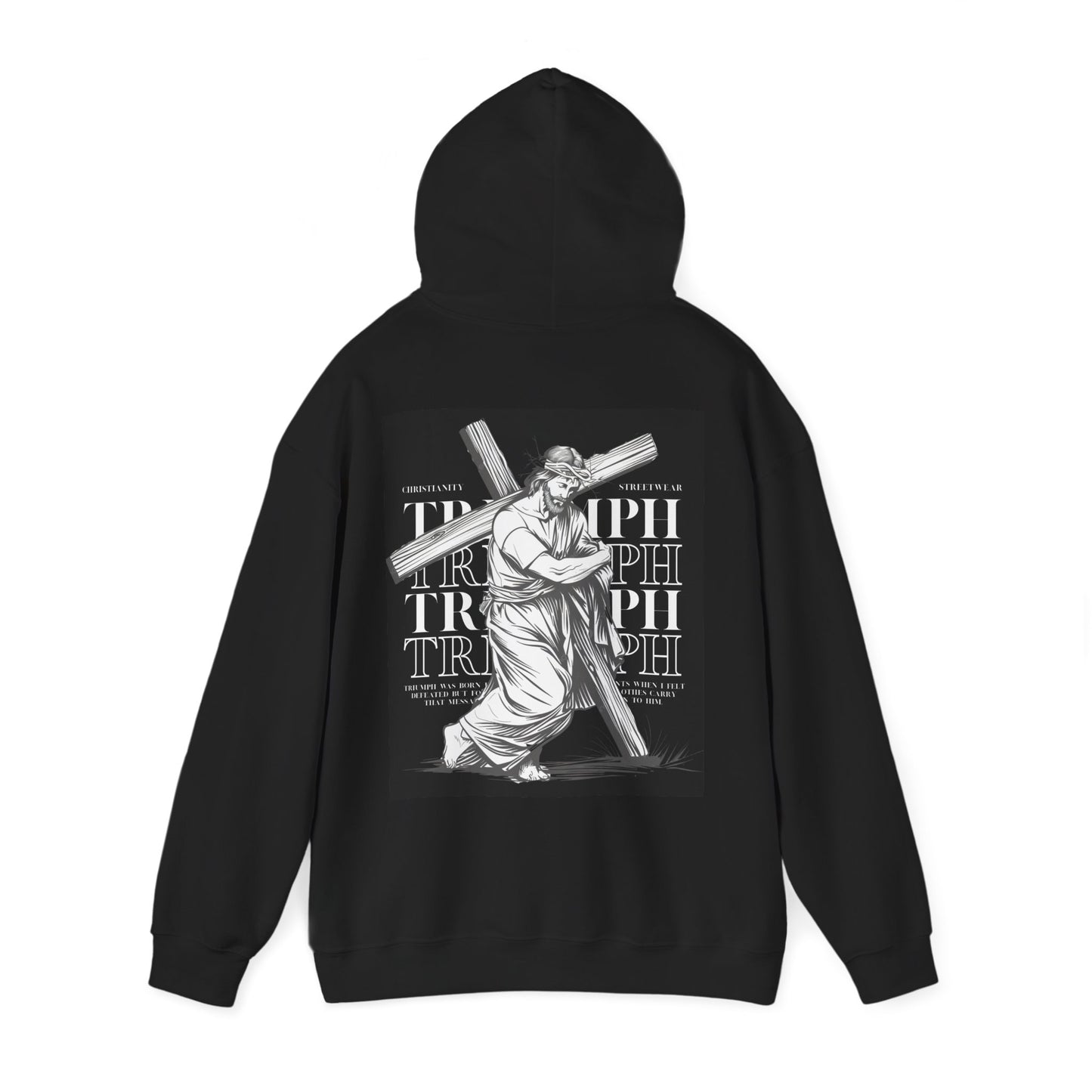 Triumph Jesus BLACK Hoodie V1