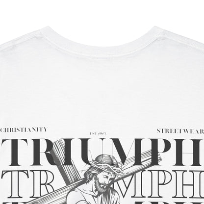 Triumph Cross WHITE Graphic Tee